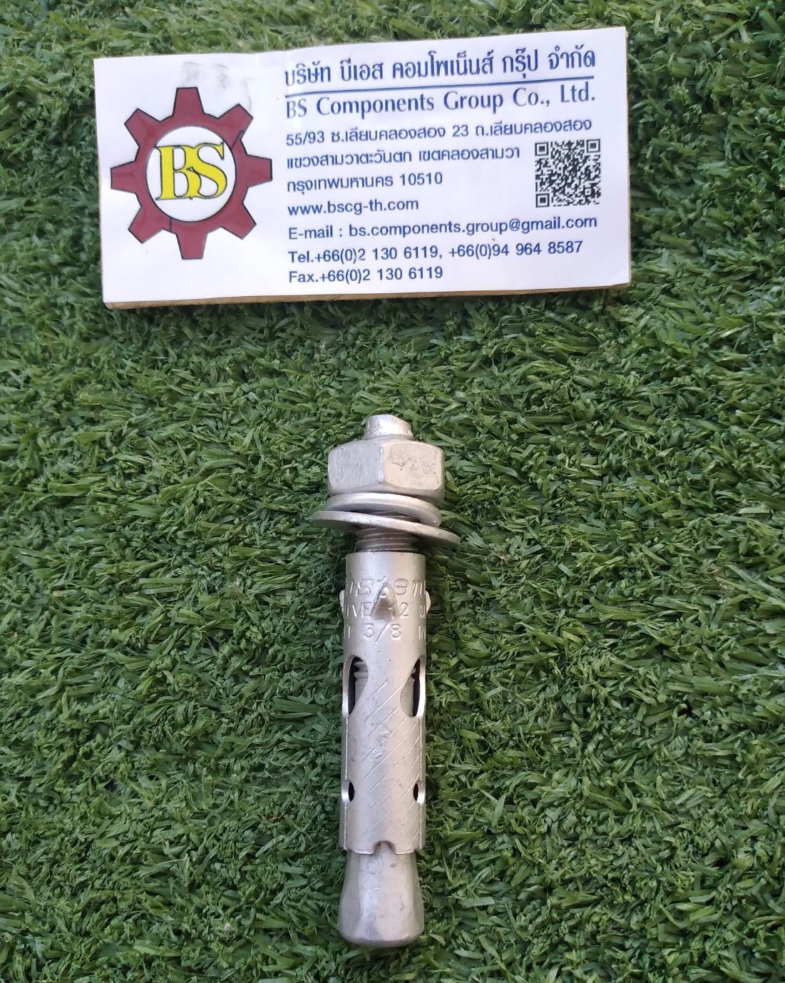 Fastenic : พุกเหล็ก 3/8" ชุบHDG (30ชิ้น/กล่อง)