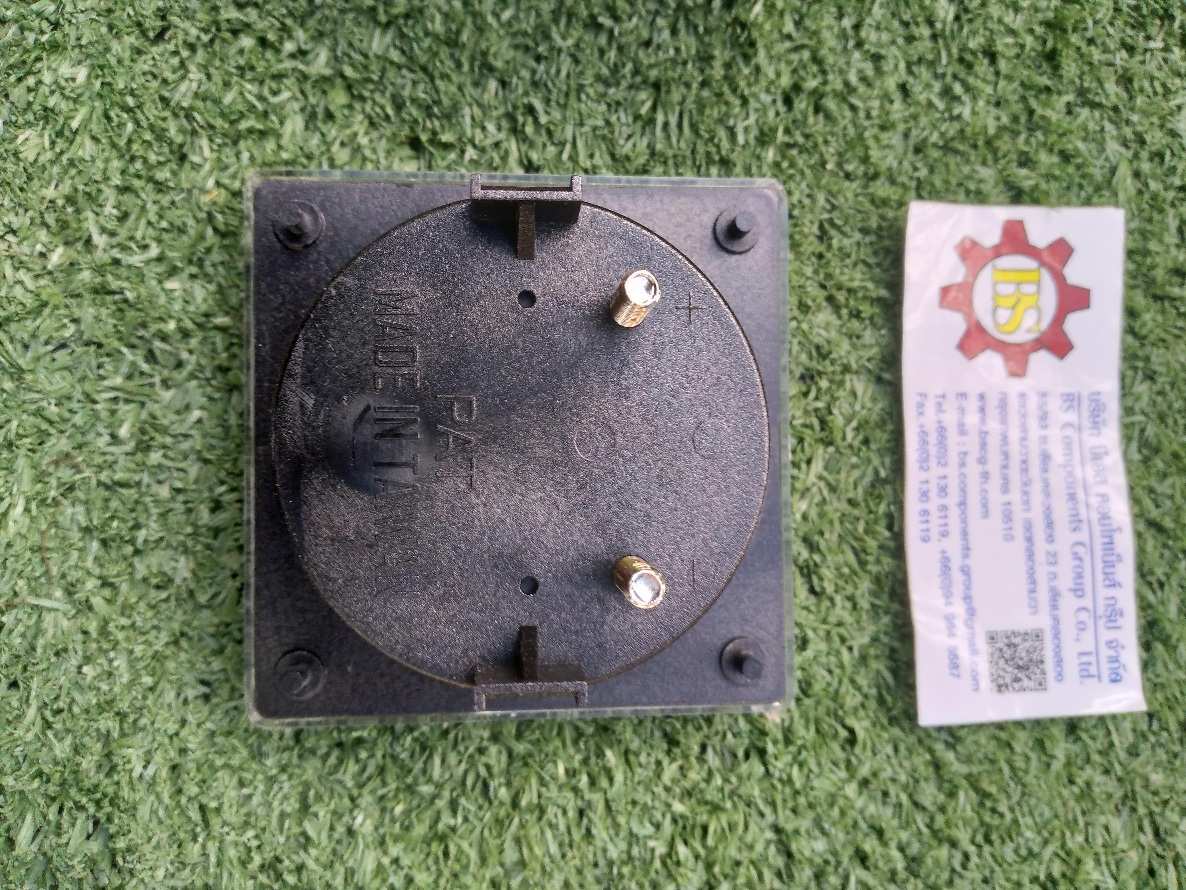 ClKACHI : Amp meter YS-8-A 80x80x40mm. ขนาดรูเจาะ 65 mm.ต่อตรง 10A