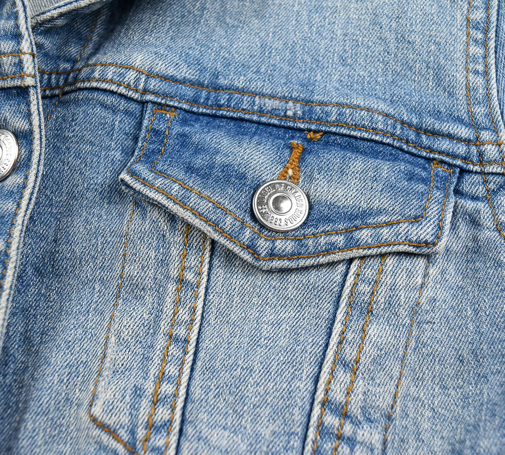 H&M®แท้ อก 37 เสื้อแจ็คเก็ตยีนส์ผู้หญิง เอชแอนด์เอ็ม สียีนส์ เสื้อแขนยาว เนื้อผ้าดี