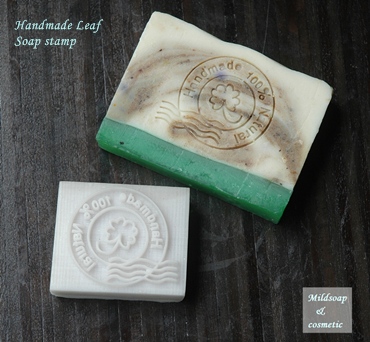 100 % HANDMADE SOAP STAMP 3.4 X 4.5 CM.