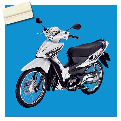 Sticker Honda Wave 125 X ปี 2007 รุ่น 2 ติดรถสี มุก (เคลือบเงา)สติ๊กเกอร์ติดรถมอไซค์ ฮอนด้า เวฟ