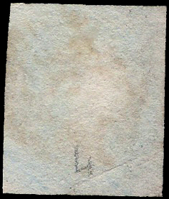 1841 No.4 Blue Imperf