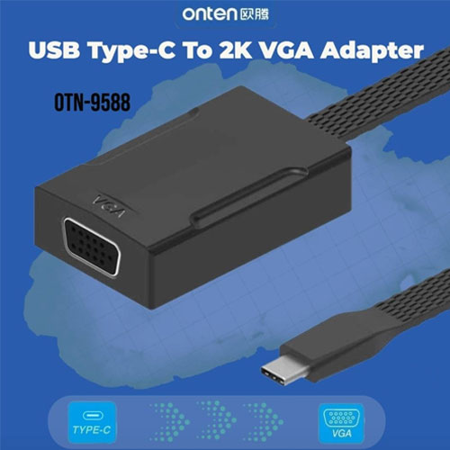 OTN-9588 ONTEN Type-c to vga adapter CA-TC-OT-9588B