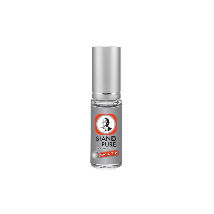 Siang Pure Oil Formula I 3cc x 6 ชิ้น ยาหม่องน้ำลูกกลิ้งเซียงเพียวอิ๊ว