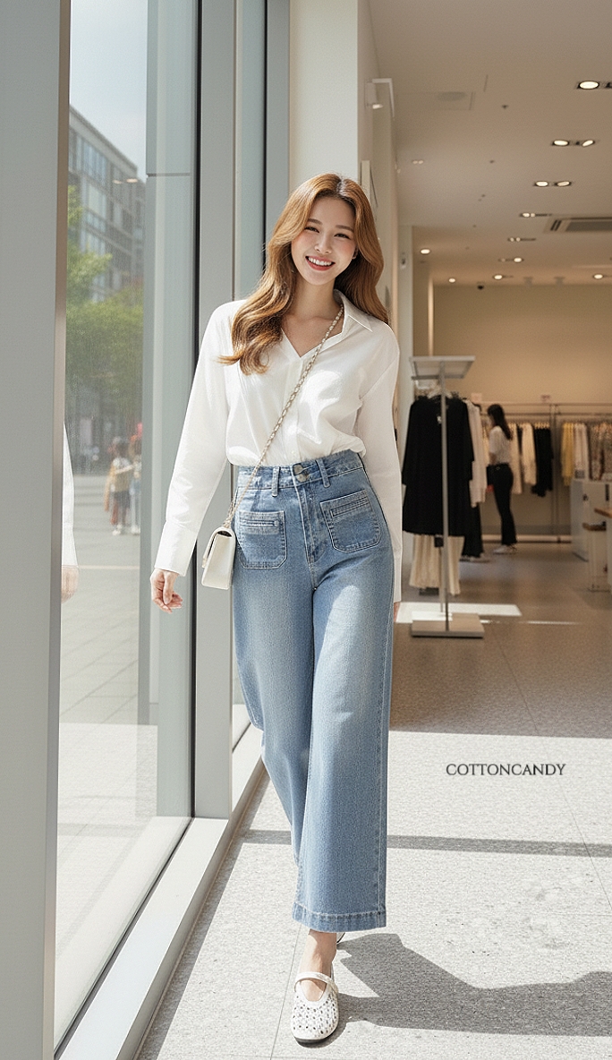 Tag#cottoncandy กางเกงยีนส์ผ้ายืดรุ่นนี้ บอกเลยใส่สบายมากๆคร่าาา แพทเทิลขากระบอกเล็ก7ส่วน ใส่ง่ายๆชิลๆ ผ้ายีนส์ยืดเนื้อดี ใส่สบายไม่อึดอัด โทนสรฟอกเฟดสีสวยมากๆ