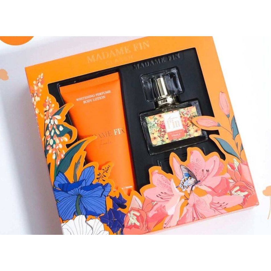 เซ็ทน้ำหอม+โลชั่น มาดามฟิน Madam Fin Perfume Box Set น้ำหอม 6 กลิ่น 6 สไตล์ เหมาะสำหรับให้เป็น ของขวัญ