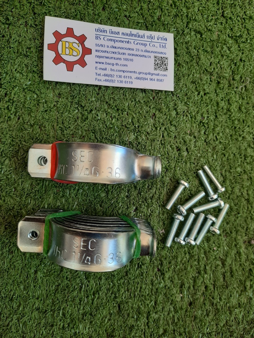 แคล้มวงเดือน IMC, EMT 1.1/4" สีขาว