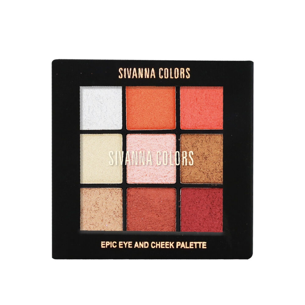 สิวันนา พาเลทแต่งหน้า อายแชโดว์ + บลัชออน พร้อมกระจกในตัว 20g HF4034 Sivanna Colors Epic Eye And Cheek Palette ❤