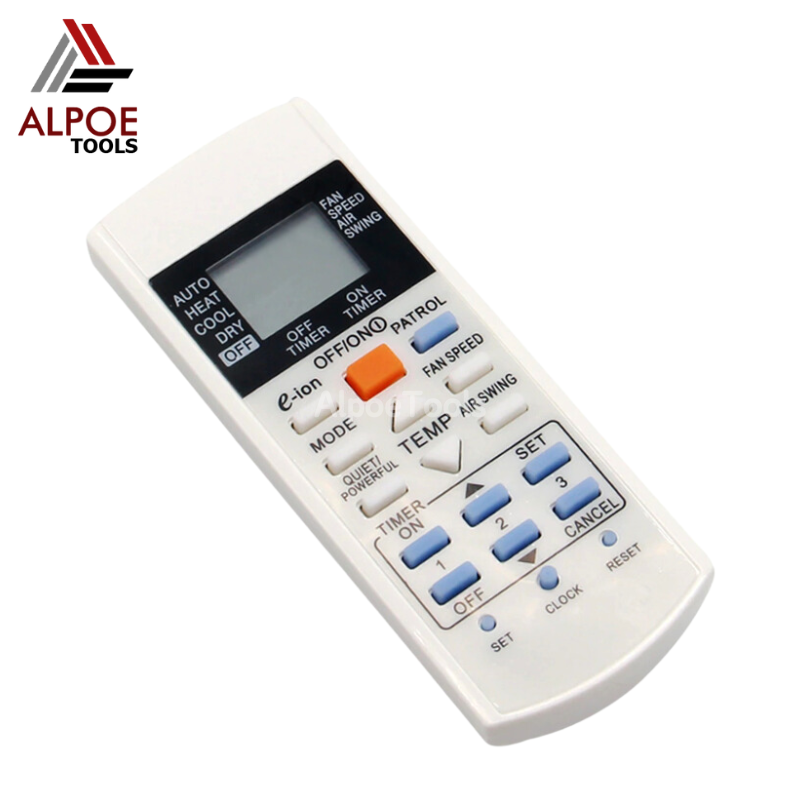 รีโมทแอร์ Panasonic มีปุุ่ม E-ion, ปุ่ม PATROL รหัส A75C3058