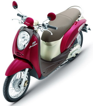 Sticker HONDA SCOOPY I ปี2010 รุ่น 3 ติดรถสี แดง(เคลือบเงาแท้) สติ๊กเกอร์ ติดรถมอเตอร์ไซค์ ฮอนด้า สกู๊ปปี้ ไอ