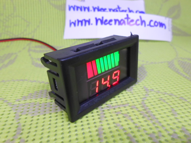 วัดแบตเตอรี่ 12V 24V 36V 48V 60V 72V 84Vตัวเดียวจบ