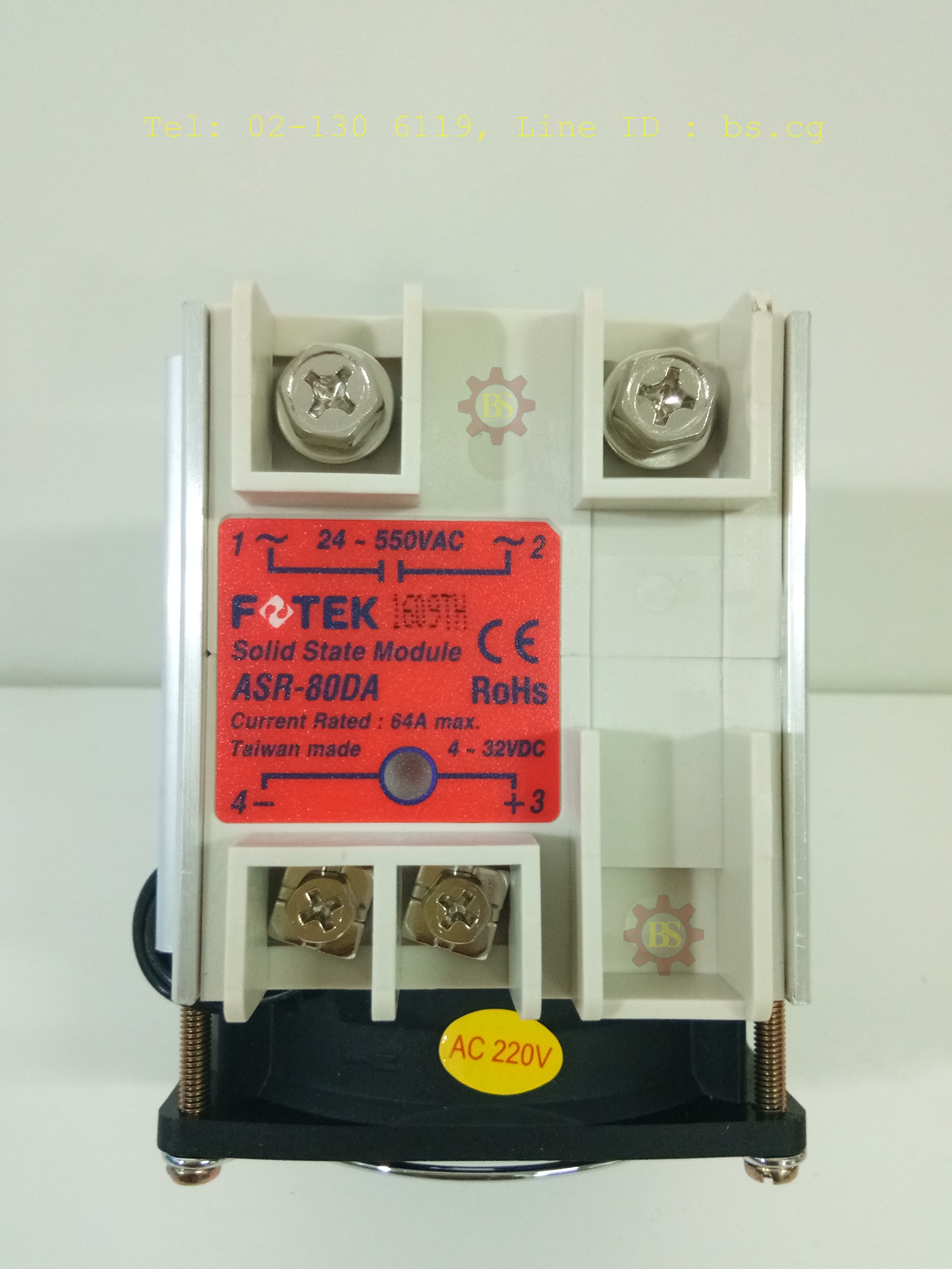 FOTEK : Solid State Module ASR-80DA+FAN