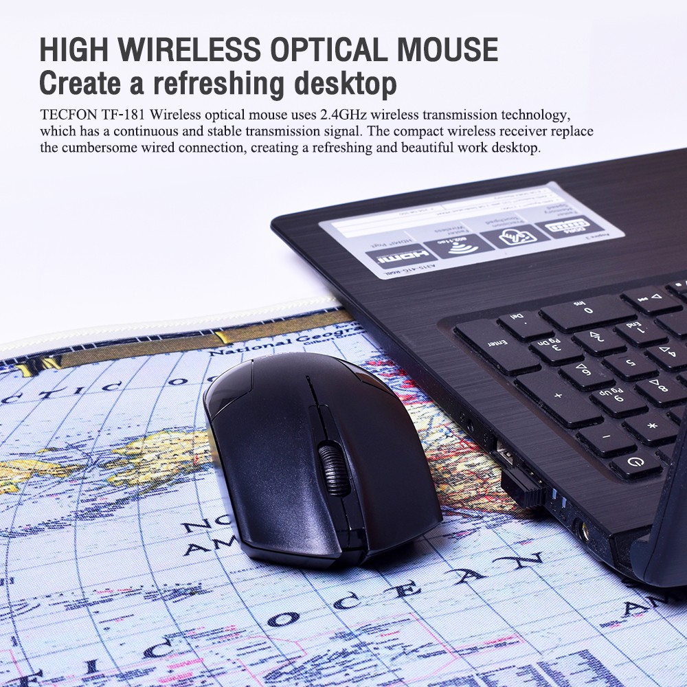 TF-181 OKER MOUSE USB TF-181 MO-TF-WL-181BK