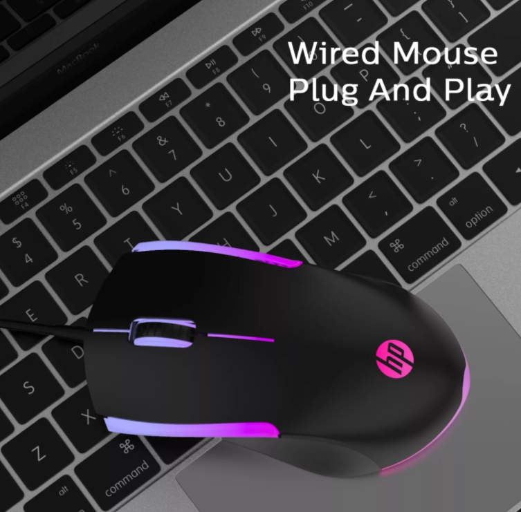 M160 HP Gaming Mouse USB มีไฟ MO-HP-GM-M160B