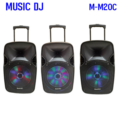 M-M20C MUSIC DJ SPEAKER 12"+MIC*2 BT/USB SP-MJ-12-XM20