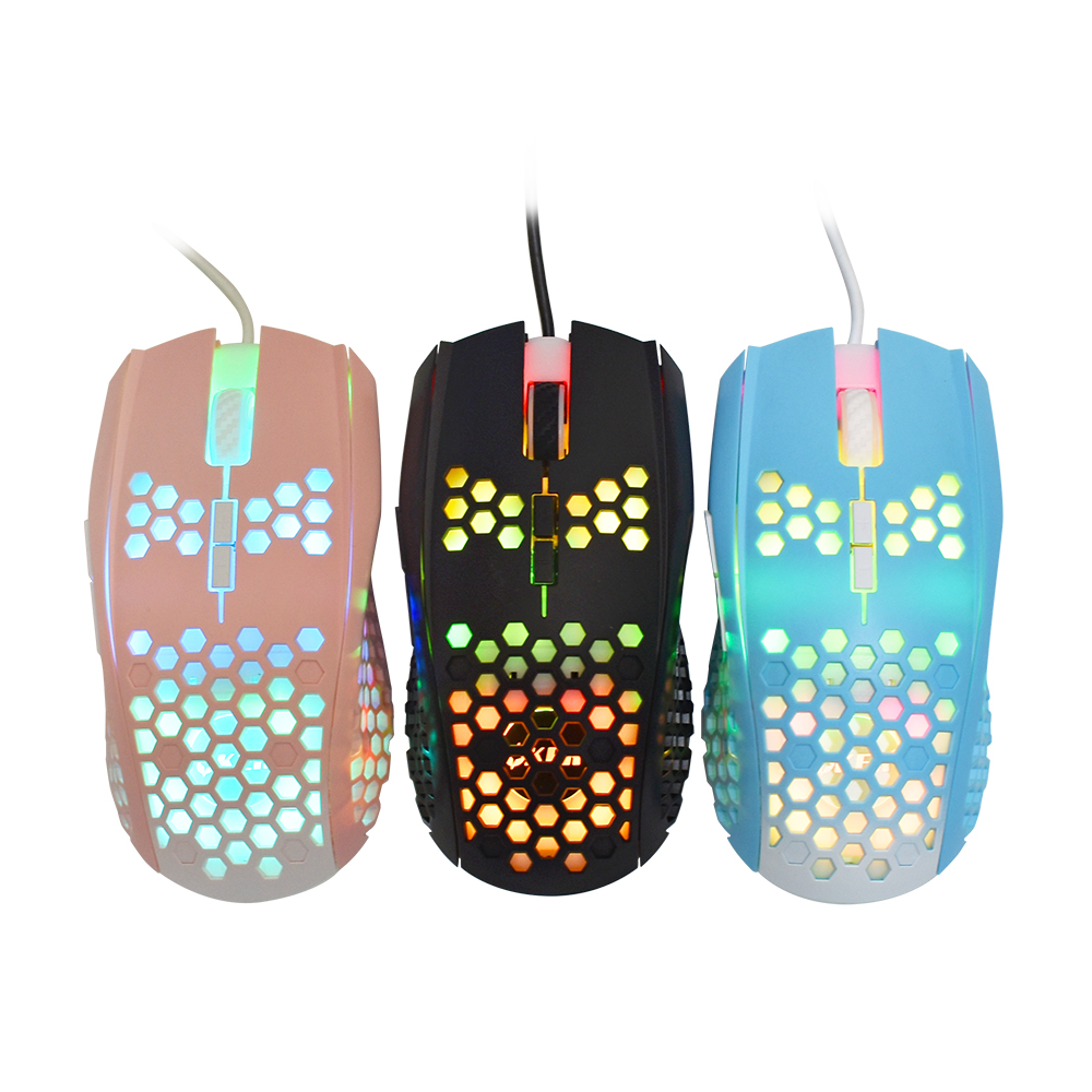 OKER GM-56 E-SPORTS GAMING RGB MOUSE 7D MACRO 6400DPI SKU-01814