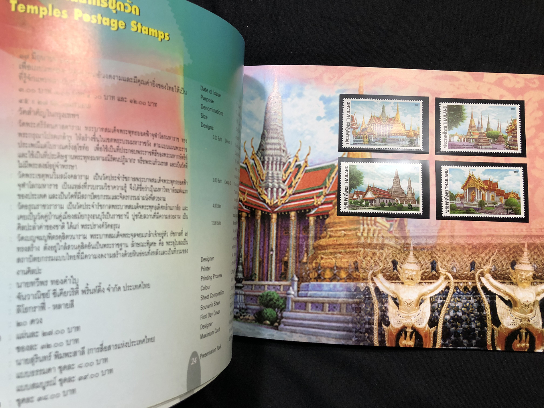 สมุดตราไปรษณียากรไทยประจำปี 2545