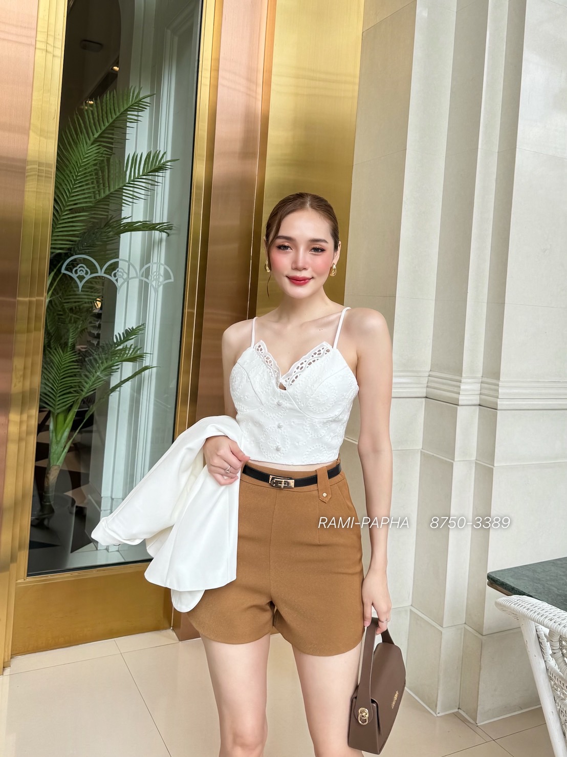 เซต4ชิ้นสุดคุ้ม!! เสื้อสูท+เสื้อตัวใน+กางเกง+เข็มขัด เ #เสื้อผ้าแฟชั่น #แฟชั่น #ชุดเซต #งานป้าย #รมิปภา #ramipapha