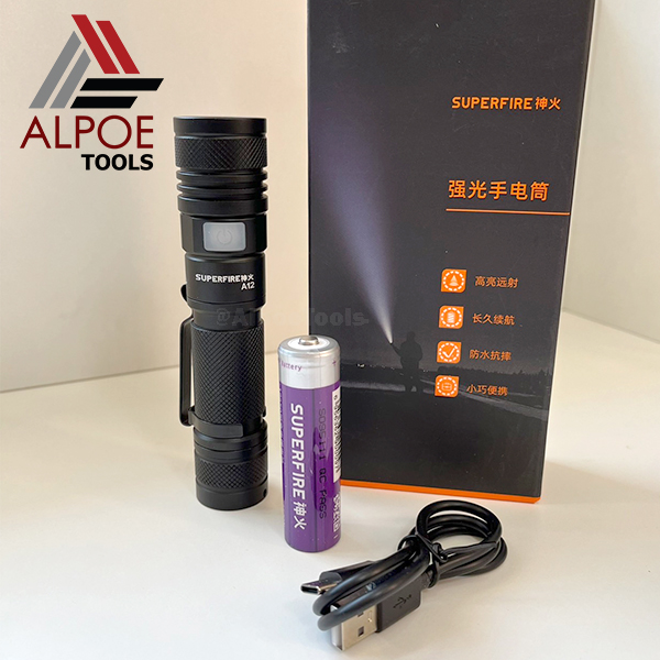 ไฟฉายแรงสูง Superfire / Supfire รุ่น A12