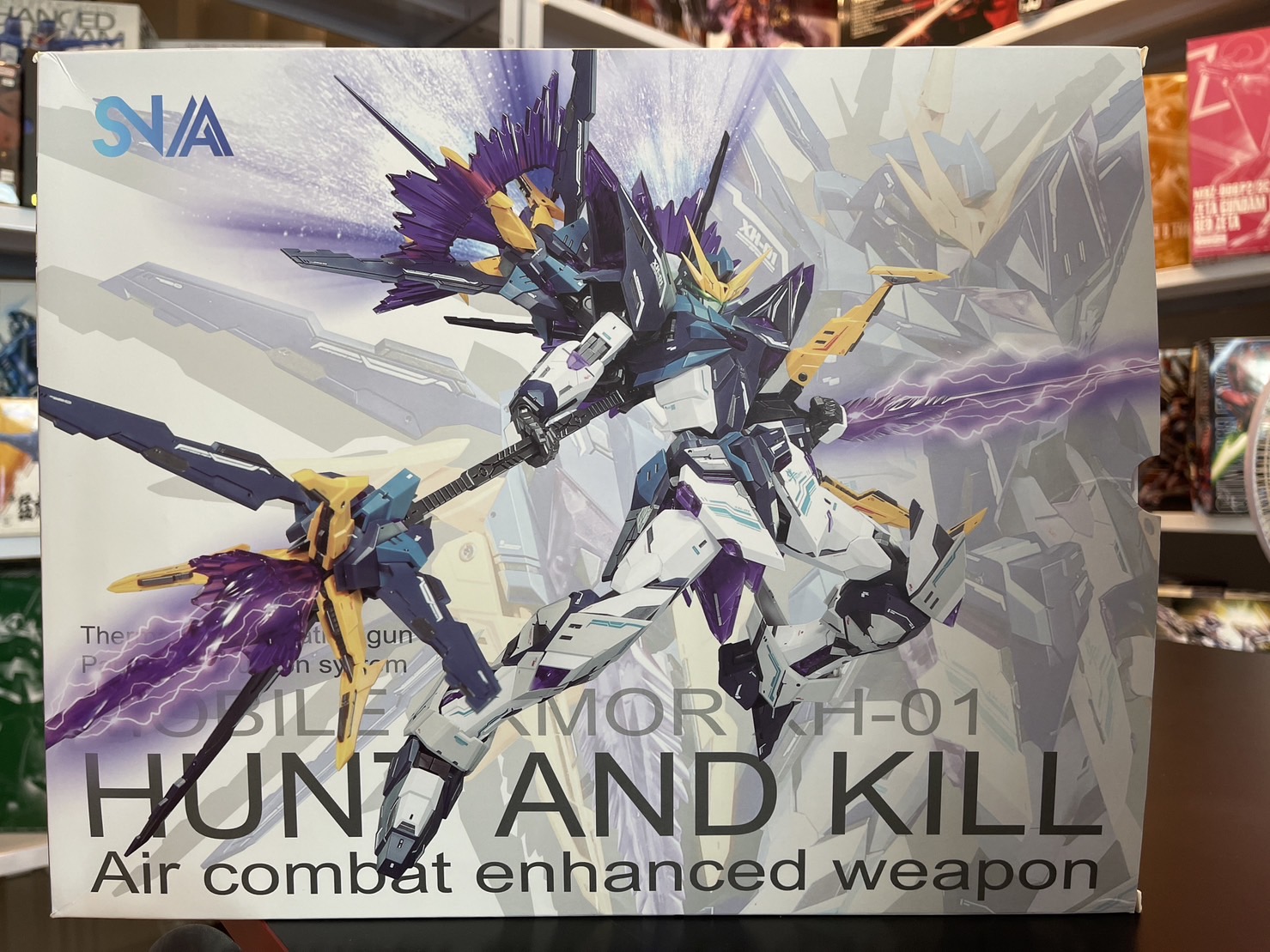 MG 1/100 XH-01 HUNT AND KILL (AIR COMBAT ENHANCED WAEPON) HUNTING FALCON SNAA