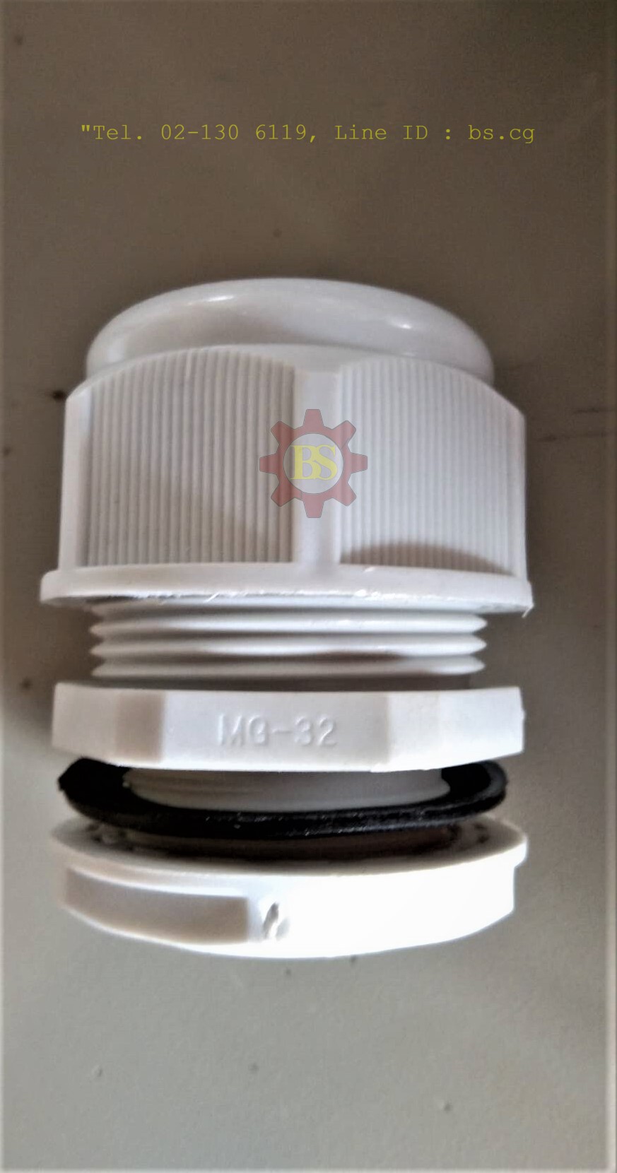 SAZN : ไนล่อน เคเบิ้ลแกลน M32x1.5 สีเทา (PL935)