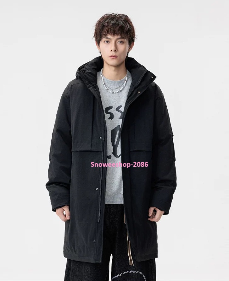 เสื้อโค้ทยาวบุหนา อุ่นได้ถึงติดลบ ไซส์ใหญ่พิเศษ L-8XL และ 3 สีสุดเท่ ใส่เที่ยวต่างประเทศหรือขึ้นเหนือก็เท่ได้ทุกองศา กันน้ำ กันลม กันหิมะครบจบในตัวเดียว ทรงยาวเหนือเข่า ดูแพง ใส่แล้วหุ่นดูสูงเพรียว มีฮู้ดปรับได้ ใส่สบายไม่อึดอัด