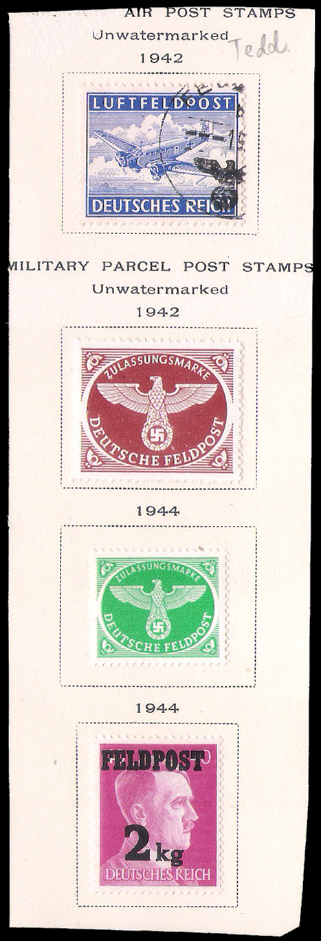1942 Air Post & Military Parcel Postage RARE