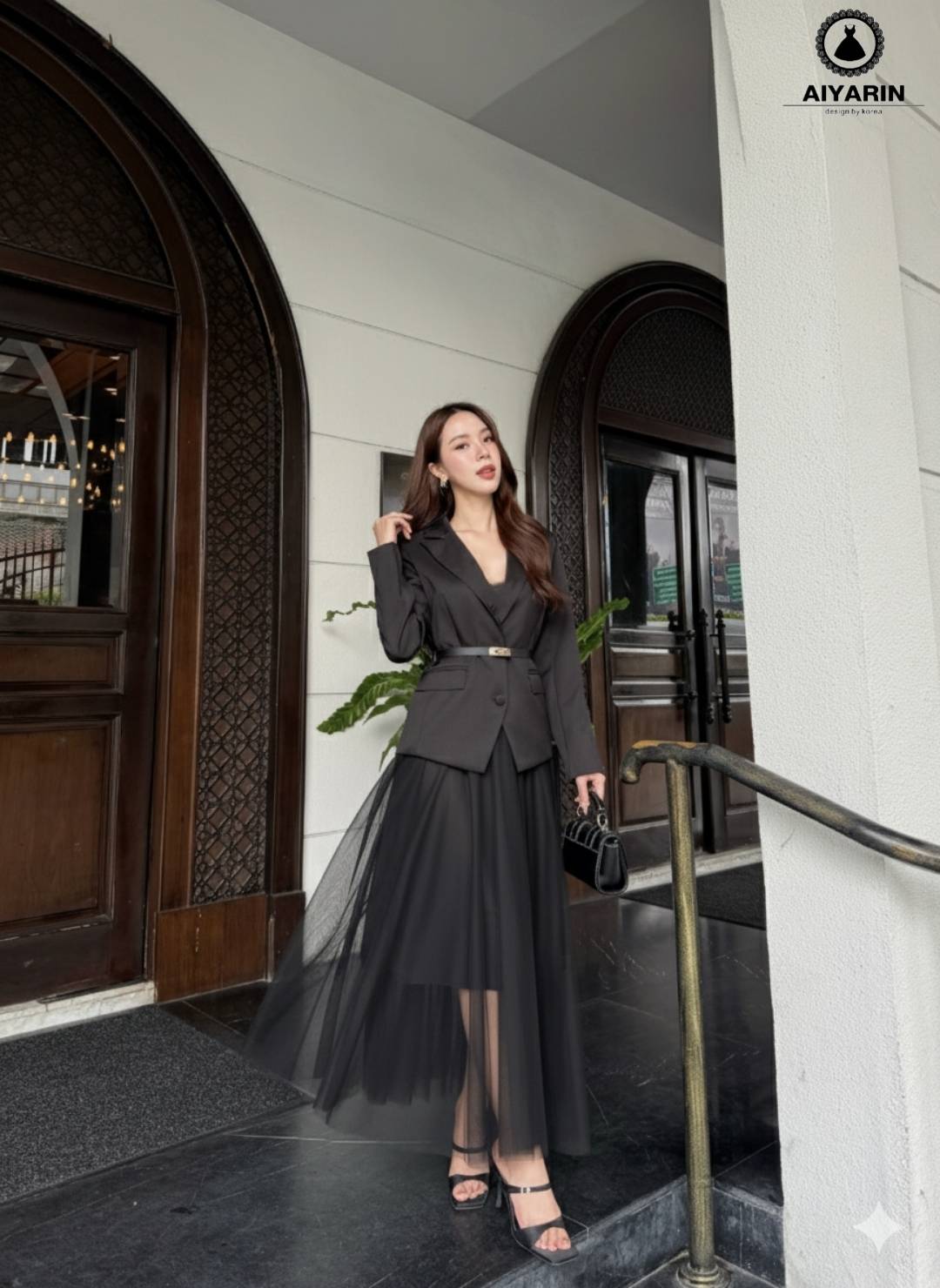 #ชุดเซ็ต 4ชิ้น เสื้อสูท +กระโปรง+เข็มขัด ..:: Detail : set เซ็ตชุดเสื้อสูทเเขนยาผ้าสูทอัดกาวเนื้อผ้าสวยหนามาพร้อมกระโปรงเเละมีเข็มขัดเข้าชุดเอวเข้ารูปกระโปรงบานทรงสวยสวยมั้กเนื้อผ้าดีจะใส่งานได้ทุกโอกาศเลยคะ