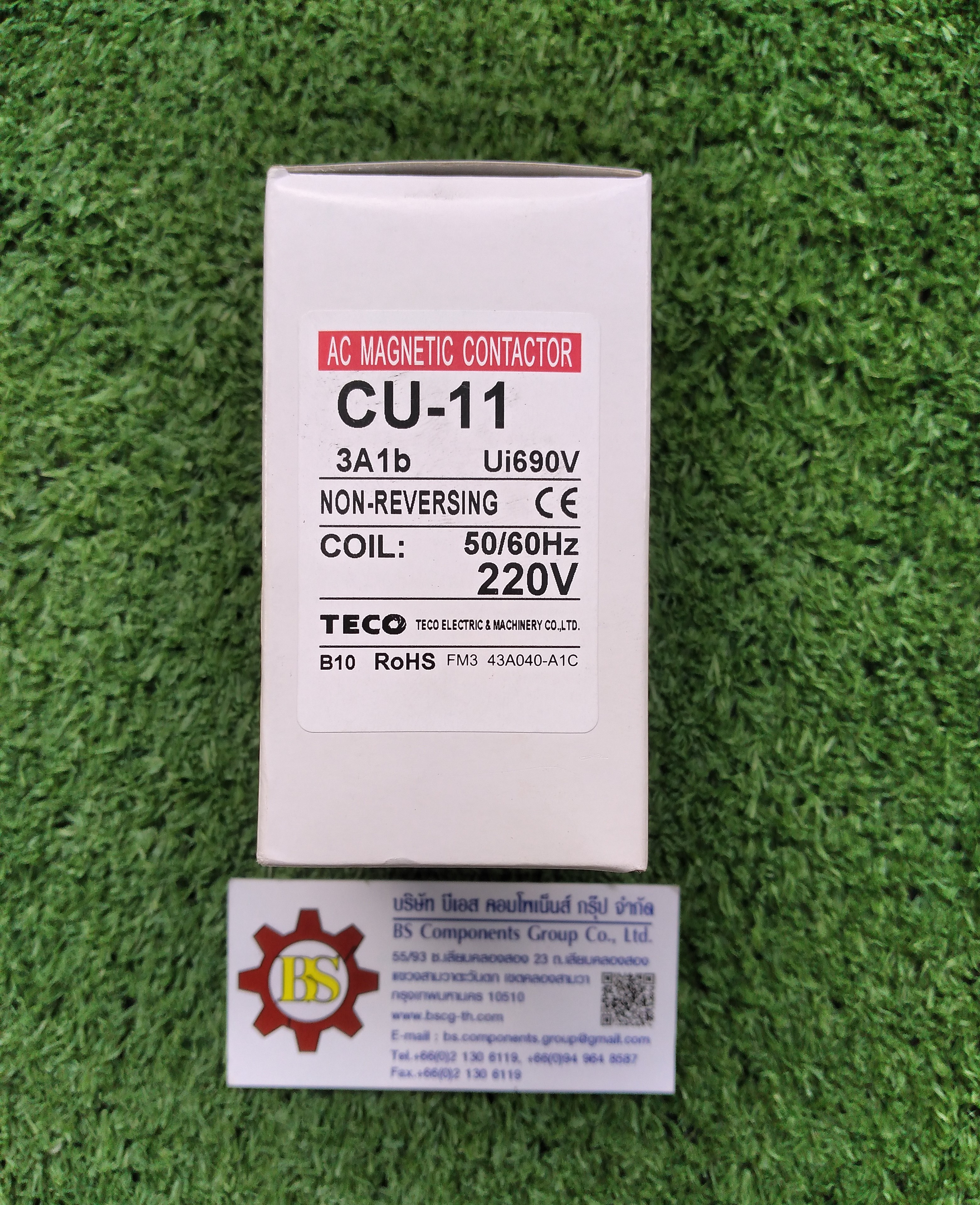 TECO : คอนแทคเตอร์ CU-11 Coil220VAC
