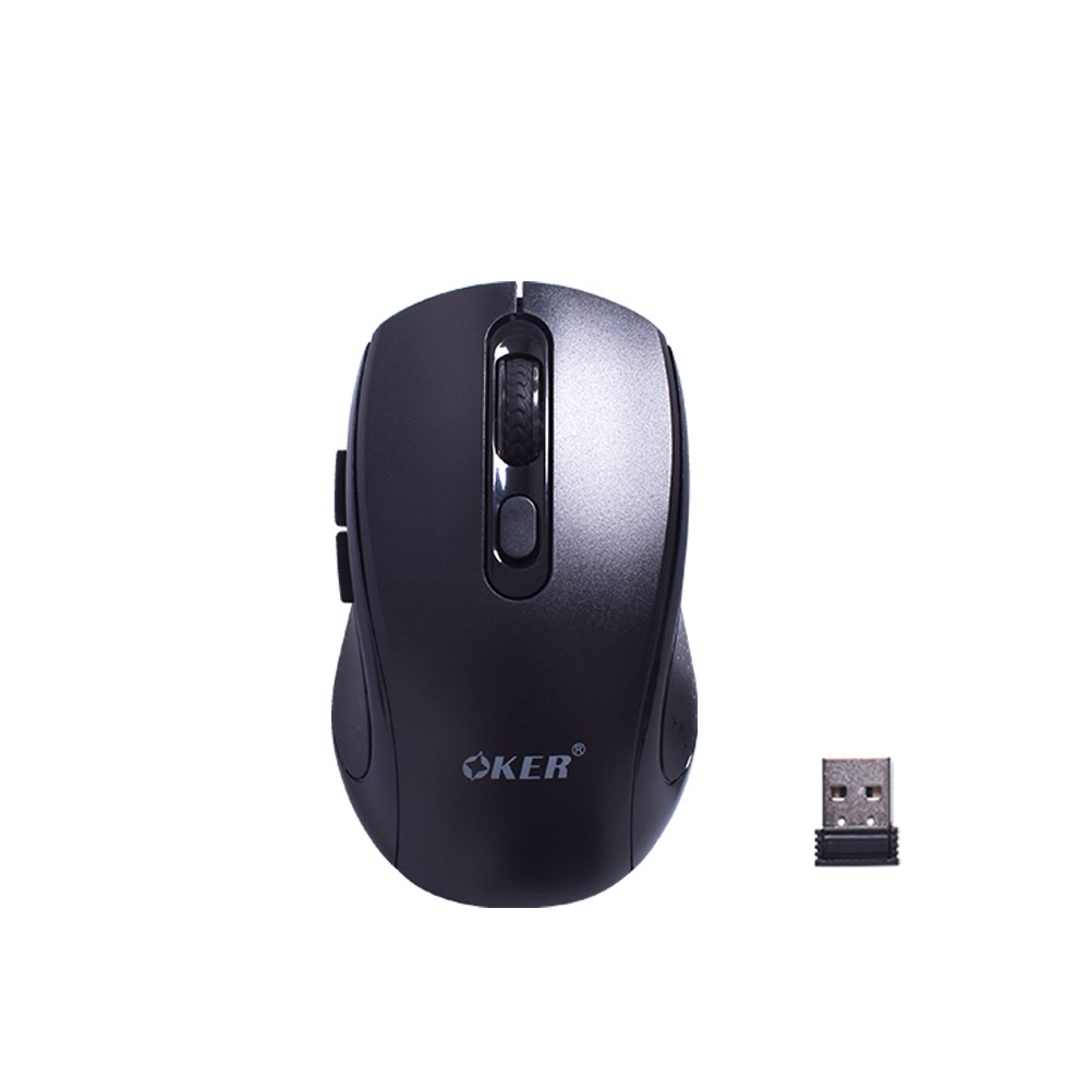 OKER M825 WIRELESS MOUSE 1600DPI เม้าท์ไร้สาย ไฟ7สี SKU-02959