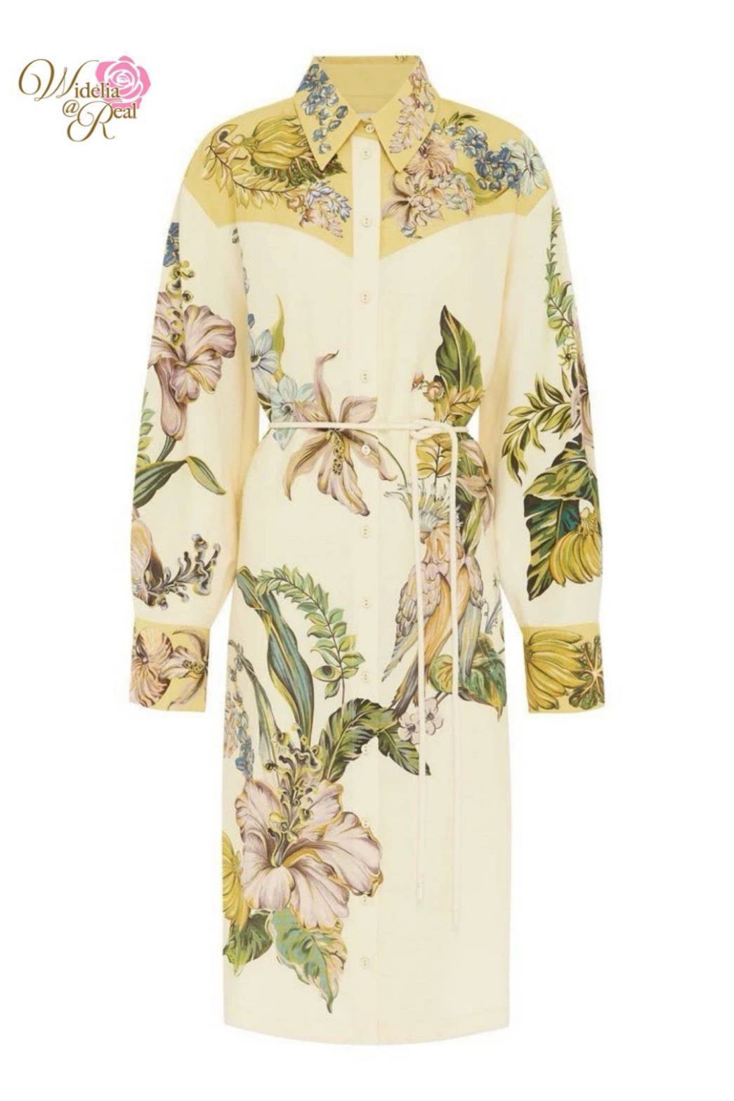 Dress ตัวสั้น ทรงปล่อย งานเก๋ ใส่ง่าย แขนยาว คอเชิ้ต กระดุมเรียงยาว พิมพ์ลายดอกไม้มีเชือกผูกเอวเพิ่มความกระชับ เนื้อผ้าอย่างดี งานเกรดพรีเมี่ยม แนะนำเลย รับรองใส่ออกมาไม่ผิดหวัง บอกเลยห้ามพลาดเด็ดขาดงานดีงานสวยจริงต้อง Widelia @ Real