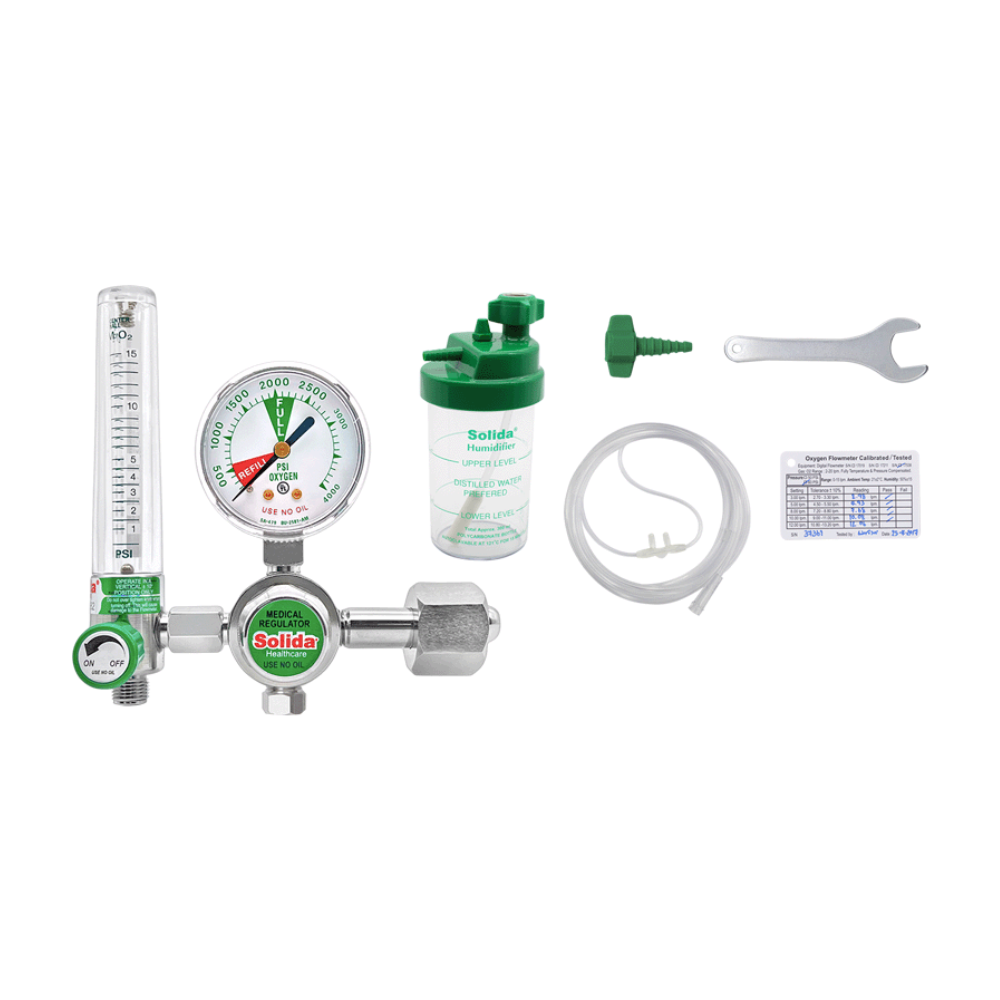 Solida Piston ECO-A Set เกจ์ปรับแรงดันออกซิเจน