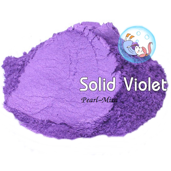 Color Purple: Solid violet pearlescent pigment/ สีม่วงไวโอเล็ตประกายมุก / สีไมก้า