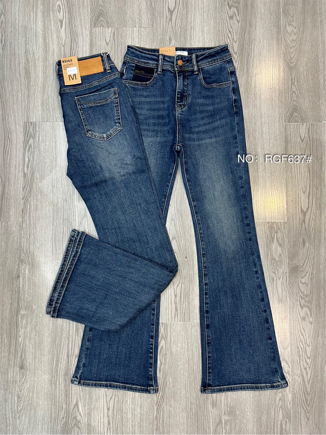 No.RGF637# -กางเกงยีนส์ขาม้ายาว ทรงเอวสูงงงง รุ่นนี้ขอบอกเลยผ้านิ่มมากๆๆ ฟอดสีเข้มสวย เนื้อผ้านิ่มหนา ยืดหยุ่นได้เยอะ ใส่ทรงเป๊ะเข้ารูป ดีเทลสวยเก๋ ใส่แล้วเพรียวสุดๆ สีฟอกก็สวย ได้ไปต้องกรี๊ดดดแน่นอน