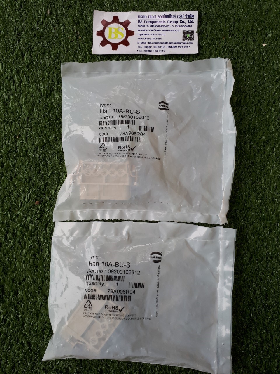 HARTING : HAN10A Female insert 10P+PE No.09 20 010 2812