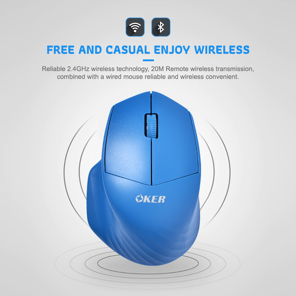 G920 OKER BLUETOOTH & 2.4G WIRELESS MOUSE MO-OK-WL-G920X