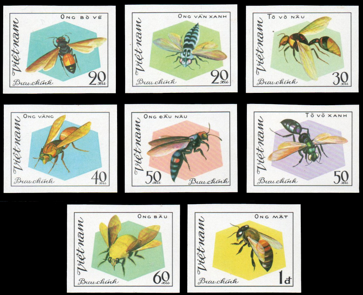 Vietnam Imperf Bees and wasps