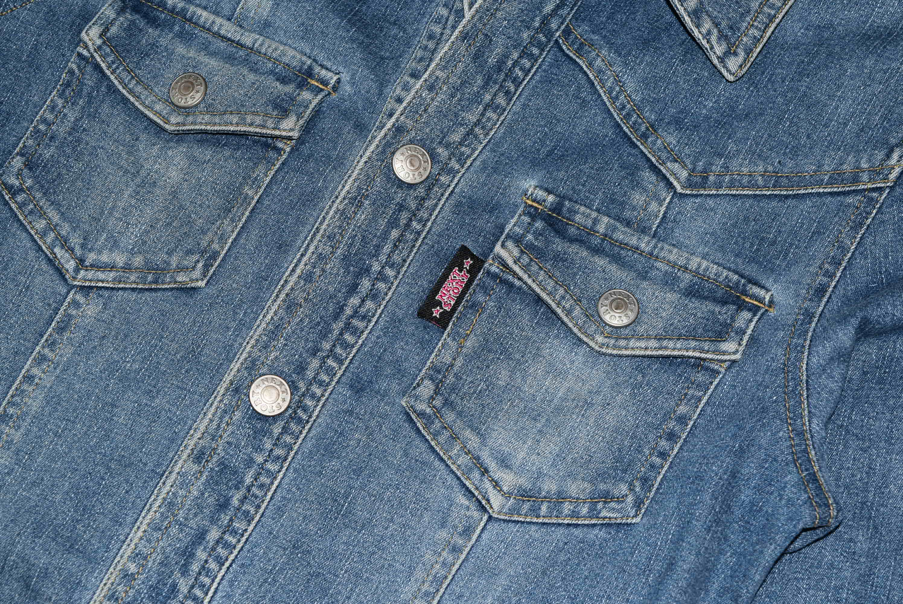 NEXT STORY อกจริง 32 ไซส์ XS เสื้อแจ็คเก็ตยีนส์ แขนยาว ผู้หญิง ทรงสวยเก๋ มีสไตล์ เนื้อผ้านุ่มใส่สบาย