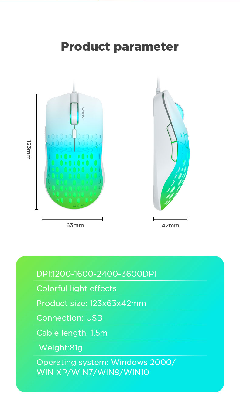 AULA S11PRO GAMING MOUSE SKU-03011