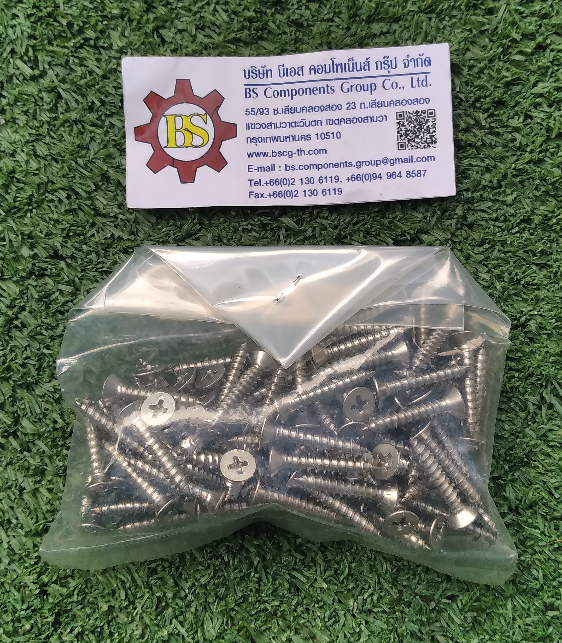 สกรูเกลียวปล่อยสแตนเลสหัวJF # M4.5Fx1"