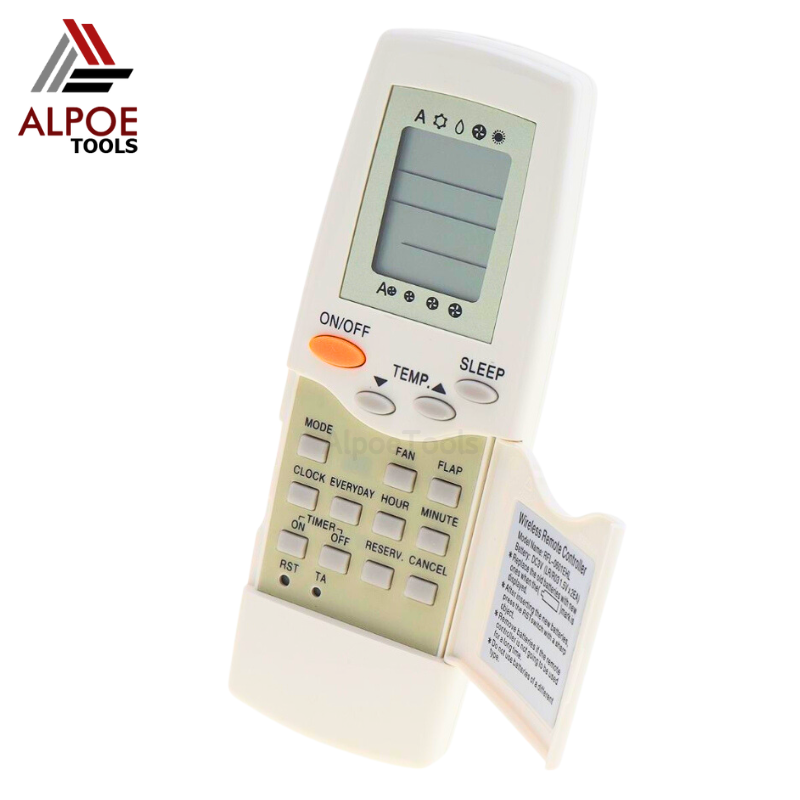 รีโมทแอร์ ยี่ห้อ Carrier ฝาพับ รุ่น RFL-0601EHL