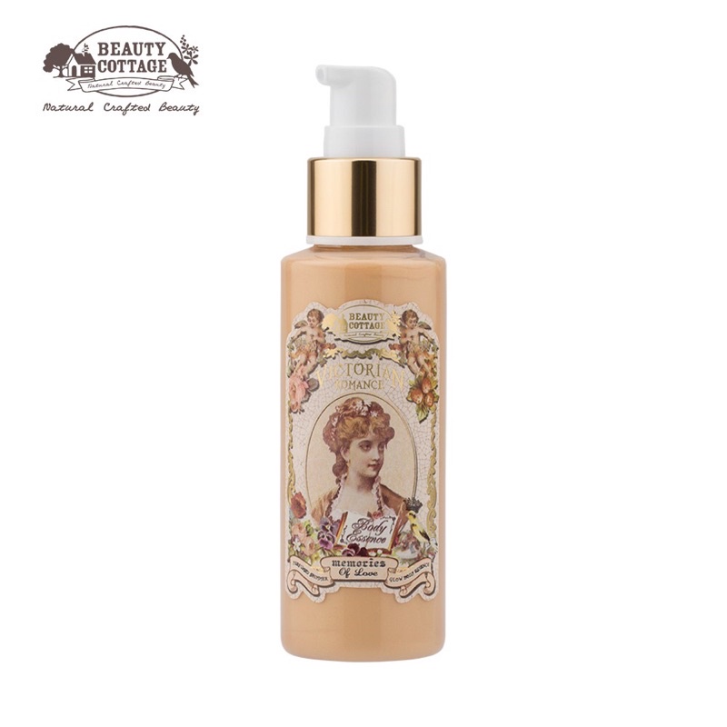 BEAUTY COTTAGE VICTORIAN ROMANCE PERFUME SHIMMERING GLOW BODY ESSENCE 115 ml โลชั่นน้ำหอม มีชิมเมอร์