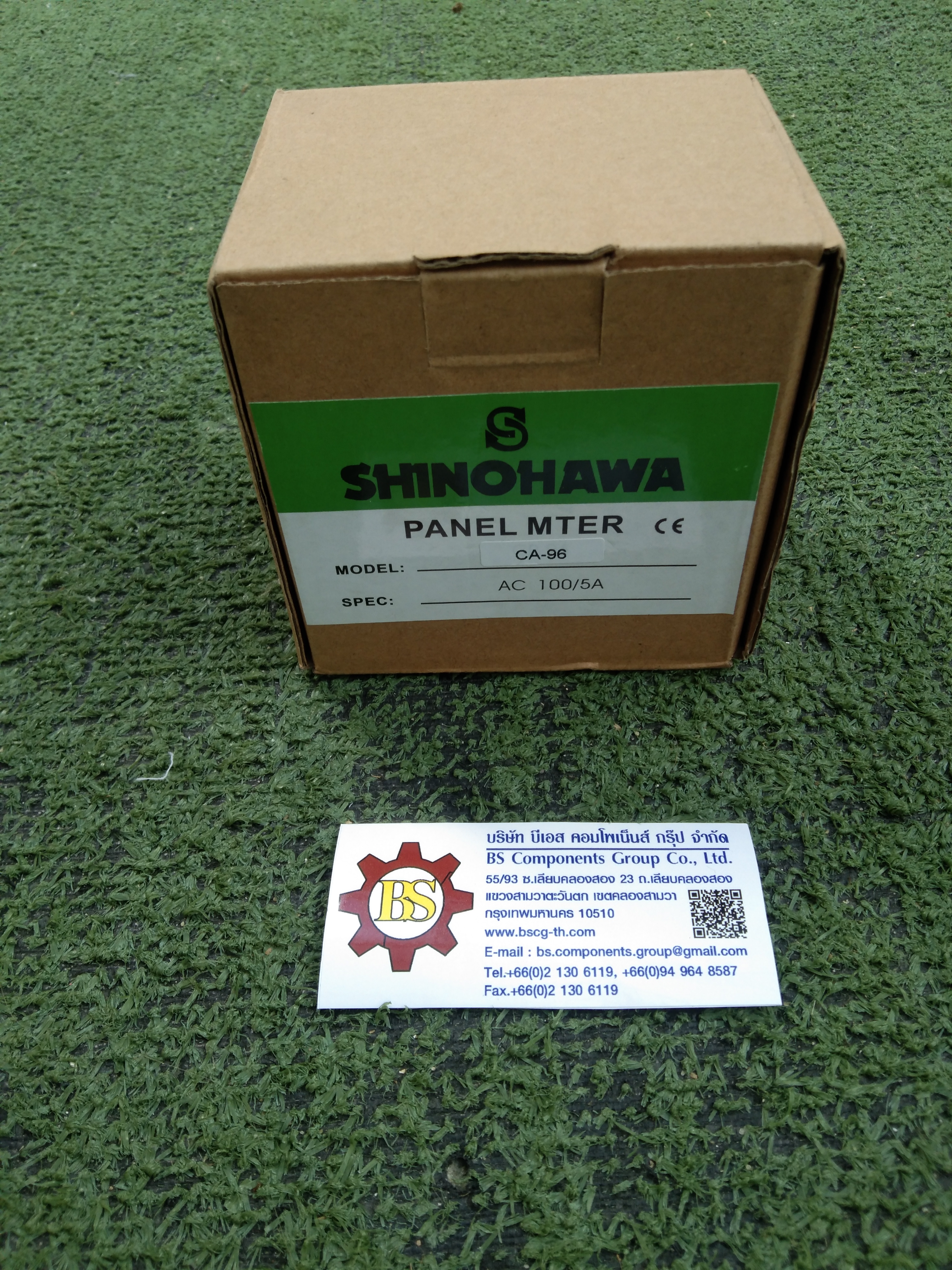 SHINOHAWA: Ampmeter CA96 (MT015) ต่อผ่าน CT 100/5