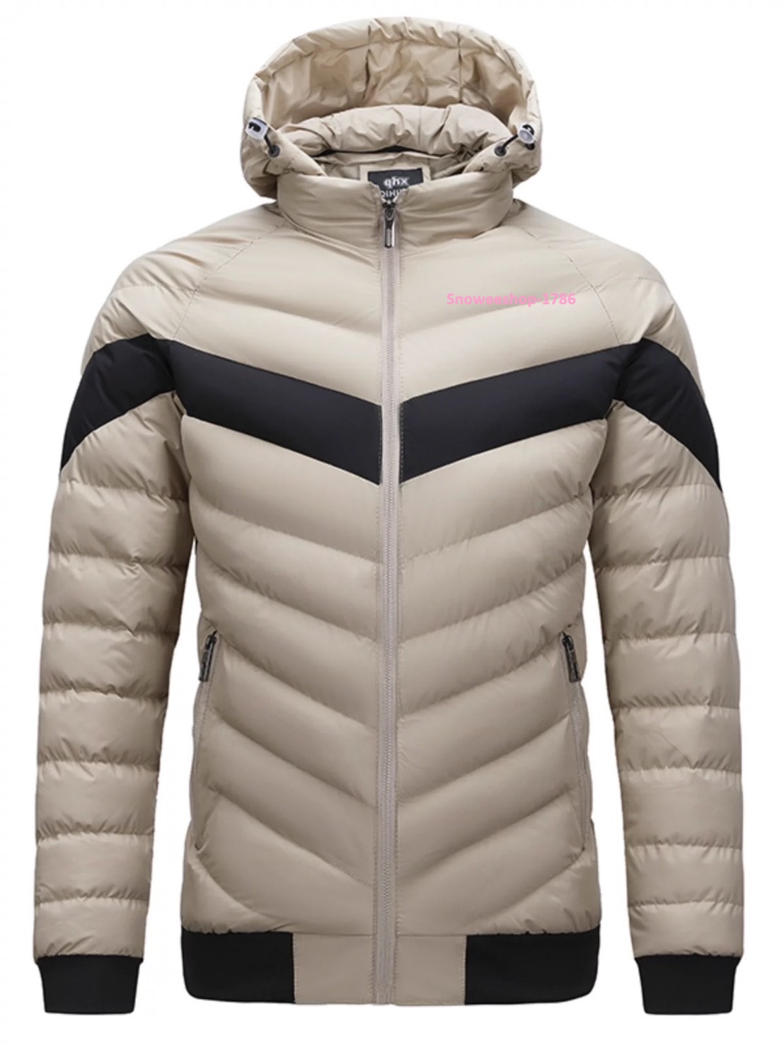 Hooded Casual Jacket เสื้อแจ็คเก็ตผู้ชายสำหรับใส่กันหนาว ใส่อุณหภูมิติดลบ น้ำหนักเสื้อเบา เคลือบสารสะท้อนหยดน้ำ ทรงสลิม มี 5 สีหลายไซ ใหญ่สุด 4XL อกเสื้อ 50 นิ้ว