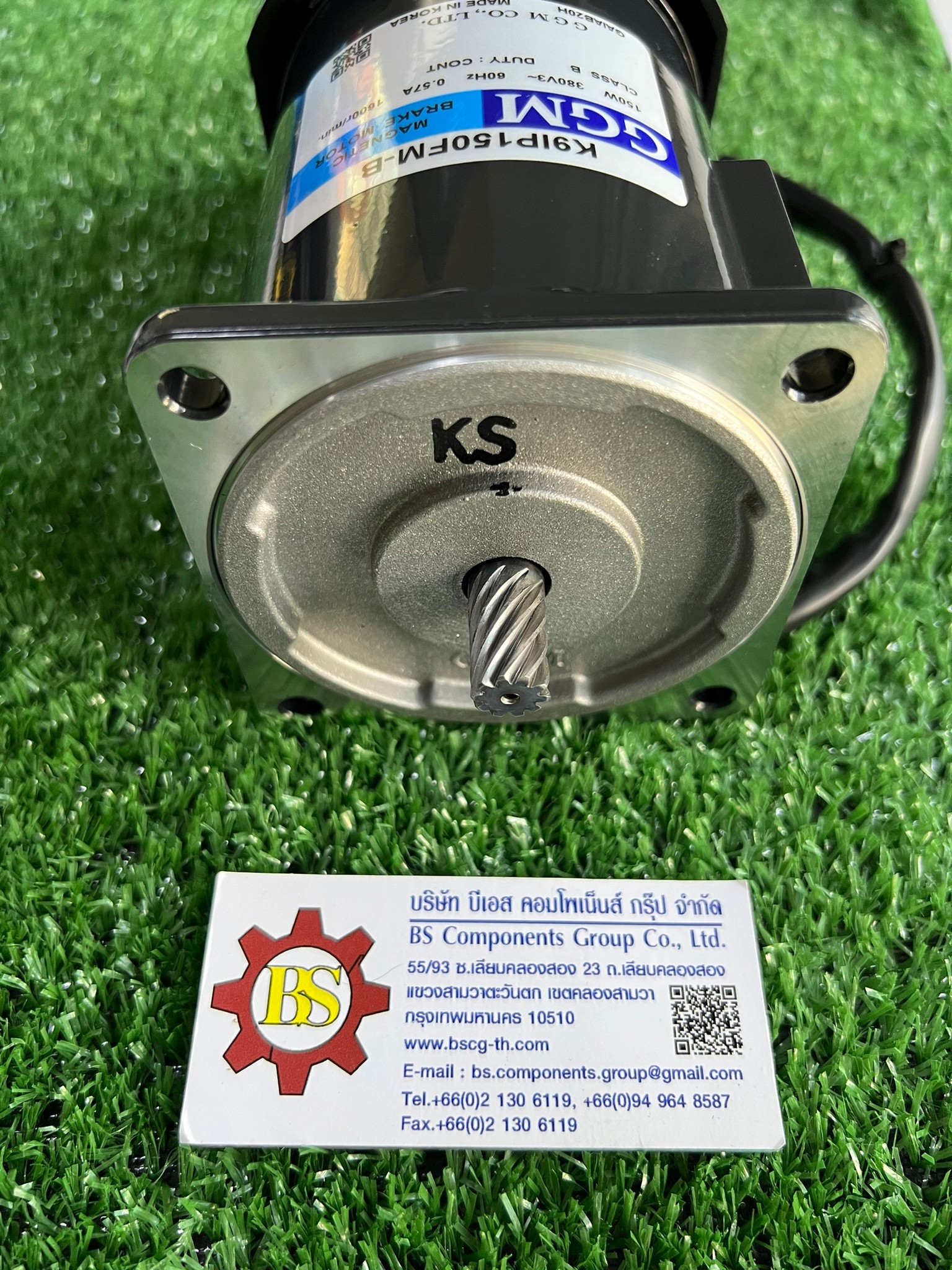 GGM : INDUCTION MOTOR WITH BRAKE MODEL : K9IP150FM-B