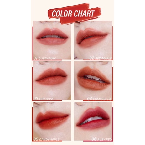 MEILINDA Soft Matte Bluring Lip 3.5g #MC2063 ลิปซอฟแมทเนื้อนุ่มลื่น