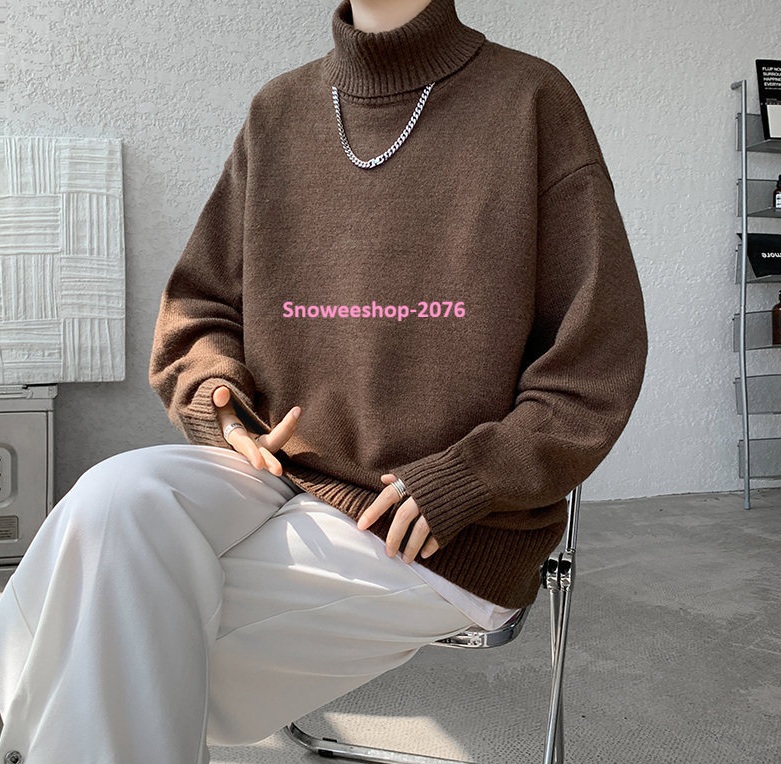 มีไซส์ใหญ่พิเศษ M–8X เสื้อสเวตเตอร์คอเต่าทรงหลวม ใส่แล้วเท่แบบโอปป้าเกาหลี ุ่มฟูทั้งตัว บุขนด้านในเพิ่มความอบอุ่น ไม่คัน ไม่อึดอัด ใส่เที่ยวต่างประเทศได้สบายสุดๆ ใส่แล้วพรางหุ่น ดูเพรียวขึ้น ไม่เทอะทะแน่นอน เลือกได้ถึง 5 สี ใส่คู่กางเกงยีนส์หรือโค้ทก็เท่ท