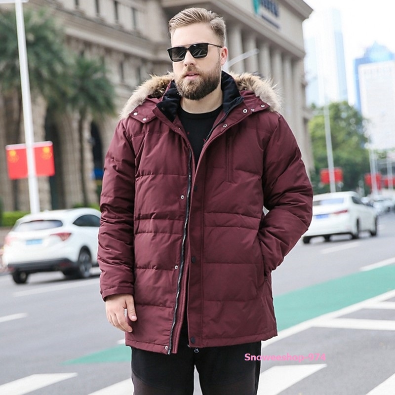 เสื้อขนเป็ดคนอ้วน เสื้อกันหนาวบิ๊กไซส์ ฟังก์ชั่นครบใส่ติดลบ 40 รอบอกใหญ่ถึง 67 นิ้ว