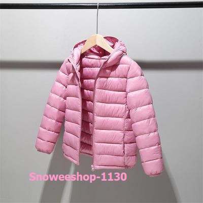 Colors full winter เสื้อขนเป็ดเด็กใส่ได้ทั้งเด็กผู้หญิงเด็กผู้ชาย เสื้อขนเป็ดเด็กใส่ติดลบ พร้อมฮู้ดทรงกระชับกันหนาว กันหิมะได้ดี มาพร้อม 10 เฉดสี