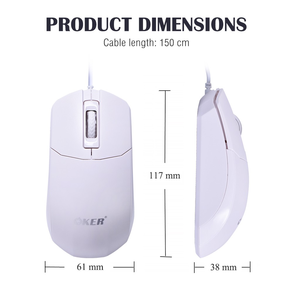 M149 OKER MOUSE USB คละสี MO-OK-OU-149xx